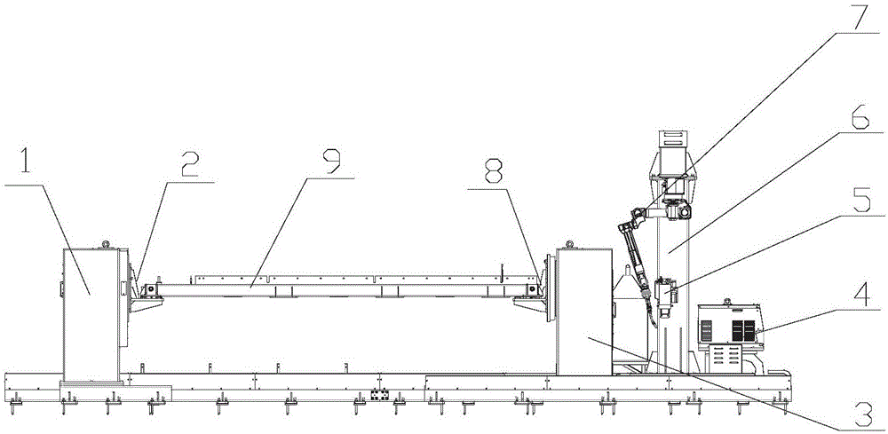 Frame robot welding system