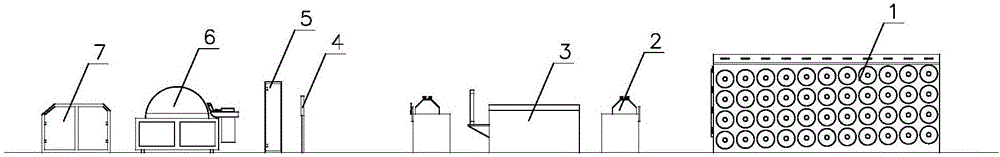 Slitting, dividing and warping device