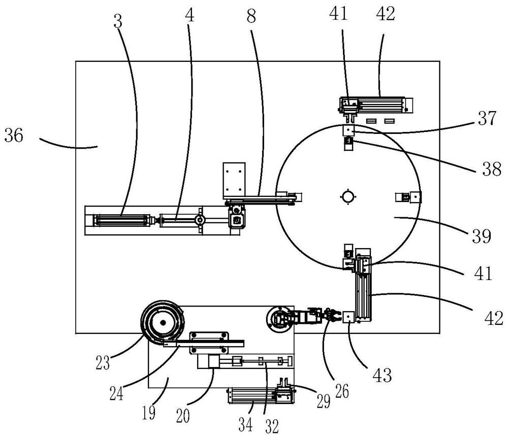 Automatic assembling machine for gas spring