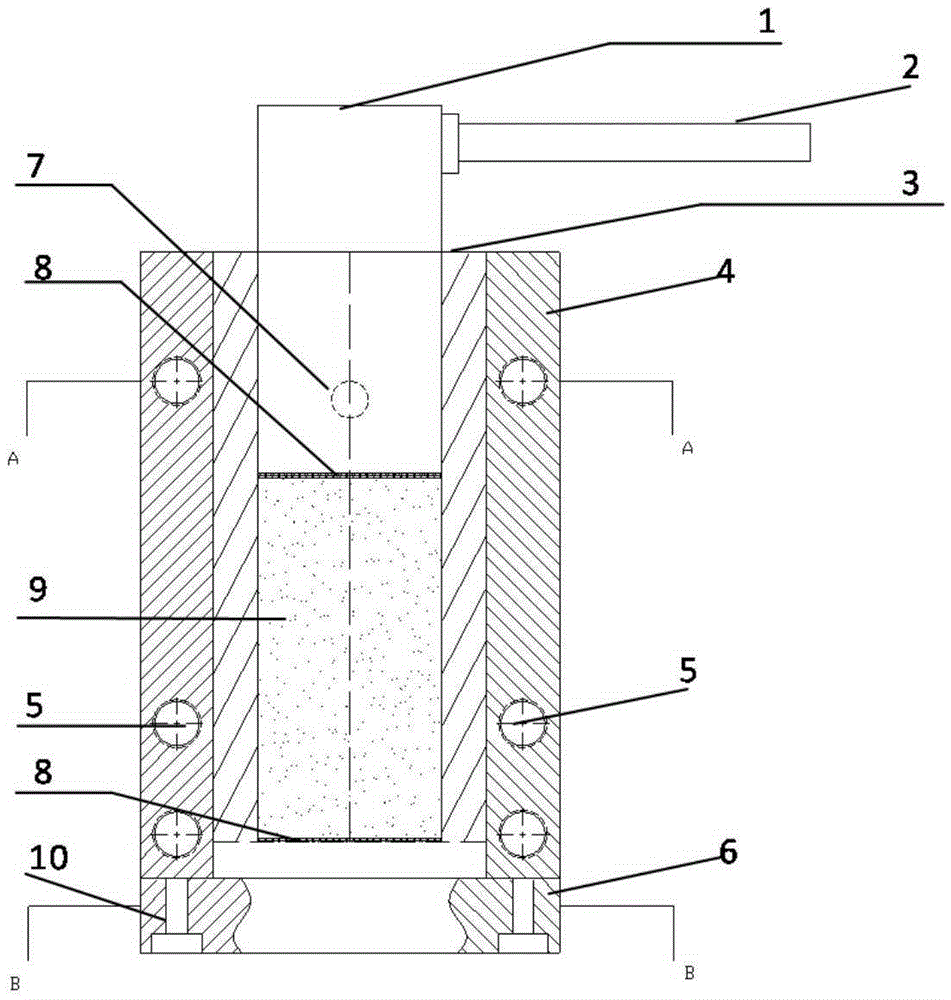 A preparation method of a dislocation zone sample reflecting the stress state of the original rock