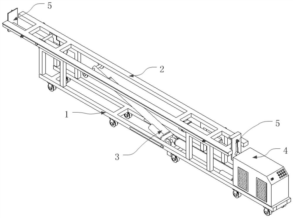 Coke oven checker brick installation device and its construction method