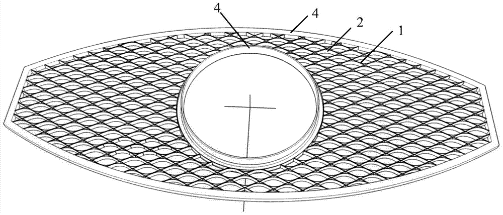 Cable Support Mesh for Long-Span Mesh Ceiling Systems