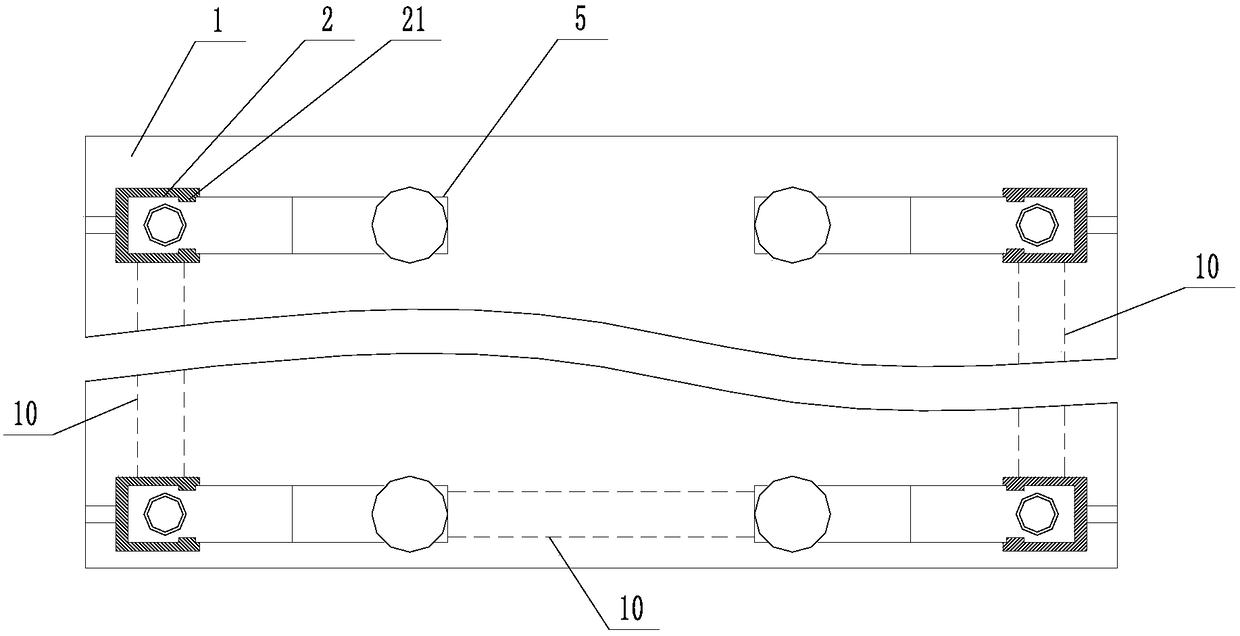 Automobile maintenance lifting machine directly driven by frameless combined permanent magnet synchronous linear motor