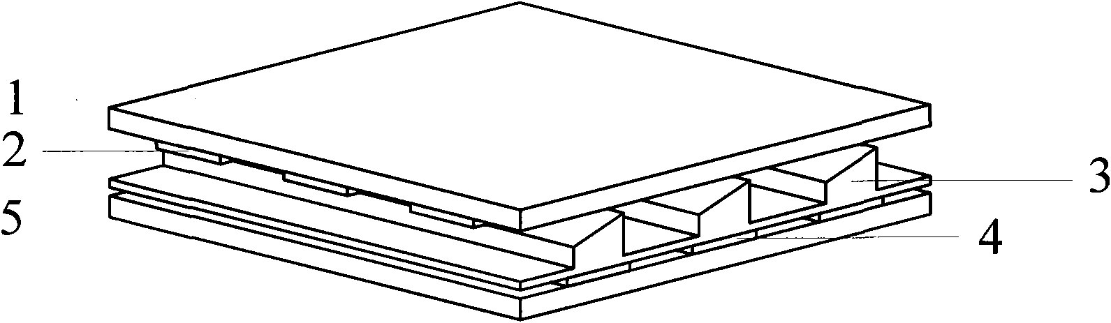 Array type flexible force sensor