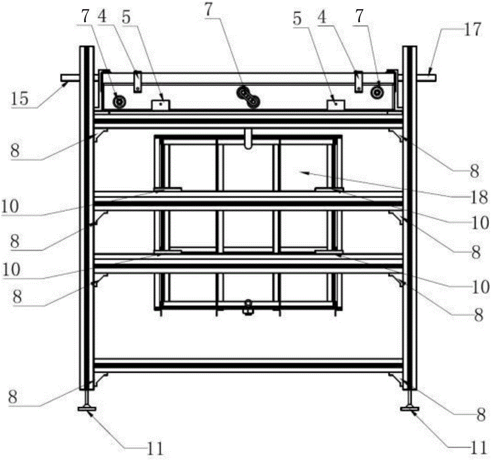 Testing device used for measuring heatproof performance of aircraft fuel tank and application method thereof