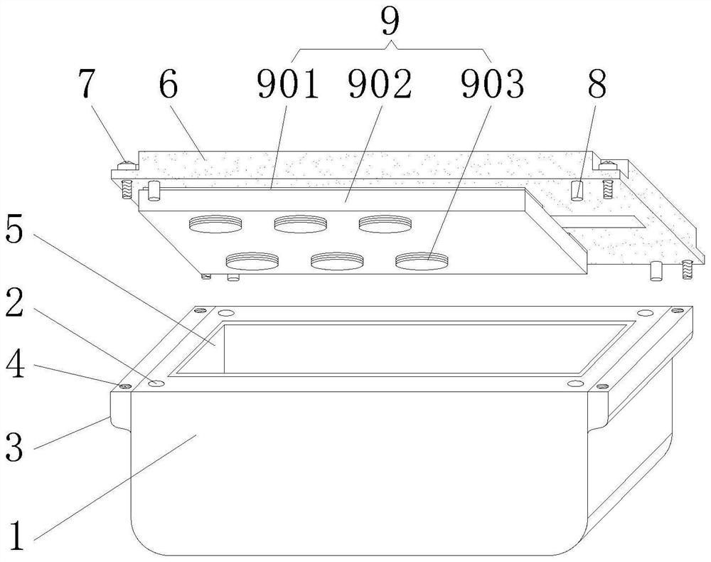 Mobile phone loudspeaker shell capable of preventing deformation