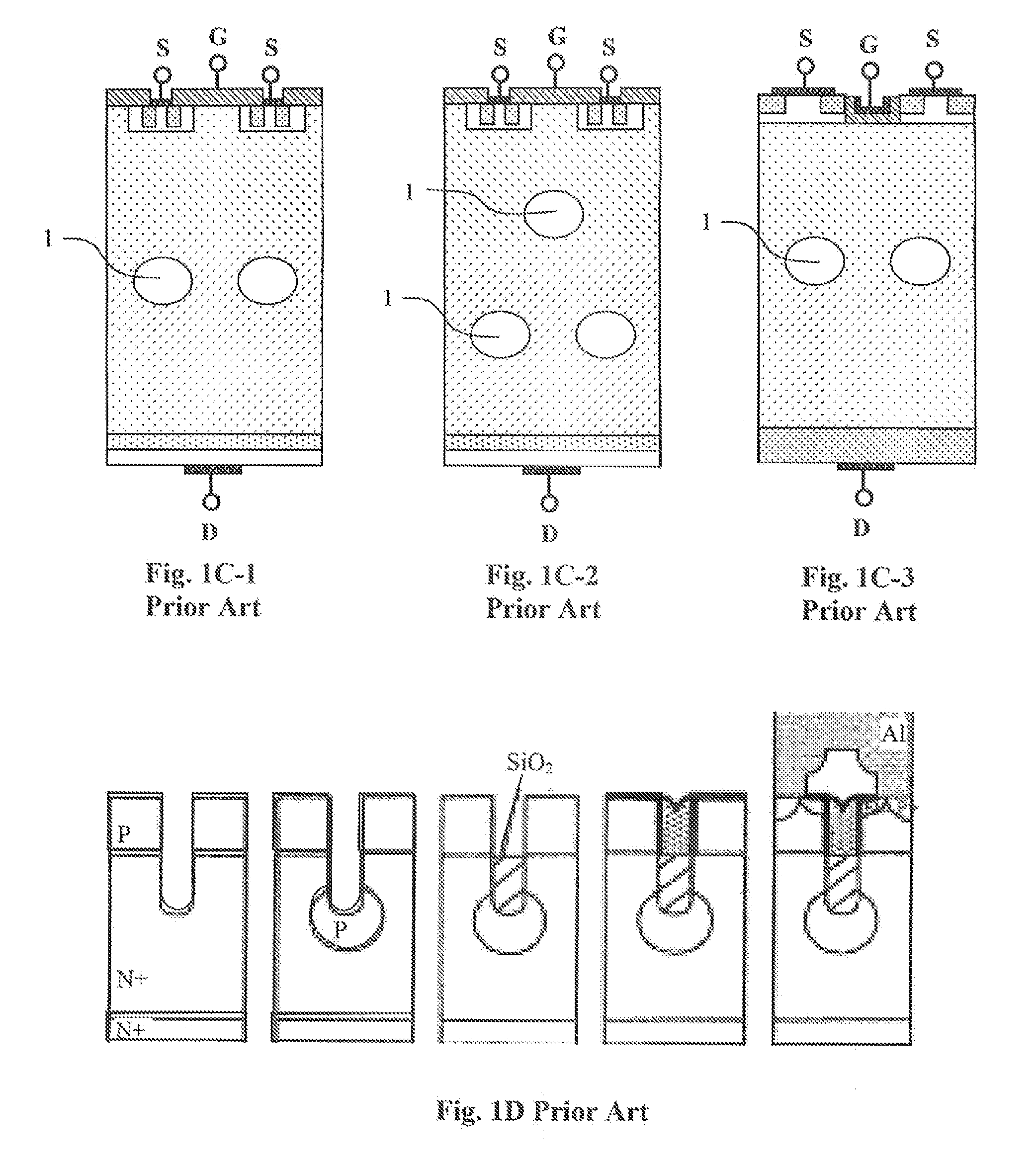 Charged balanced devices with shielded gate trench