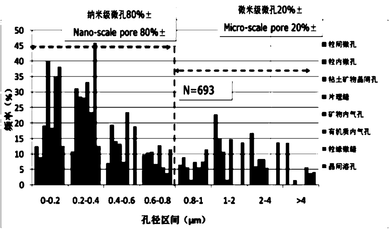 Quantitative characterization method of shale reservoir pore system and method for evaluating pore characteristics of shale reservoir