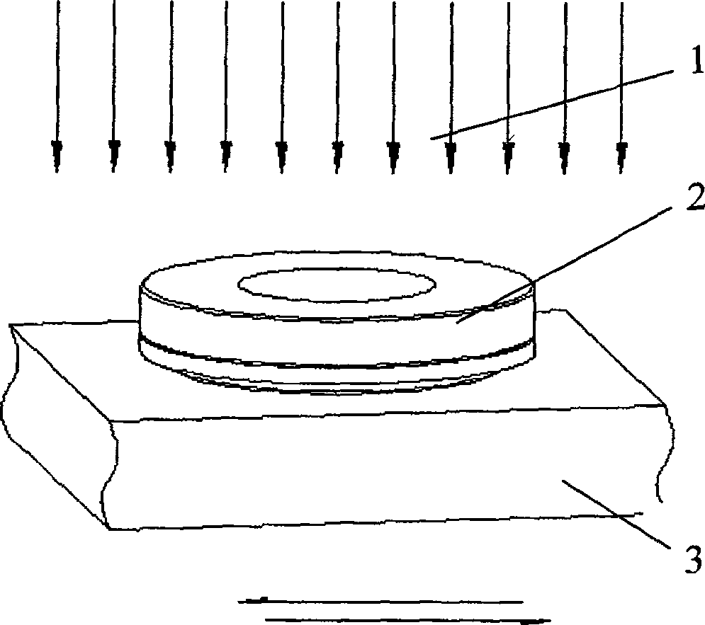 Semiconductor chip local electronic radiation method and device