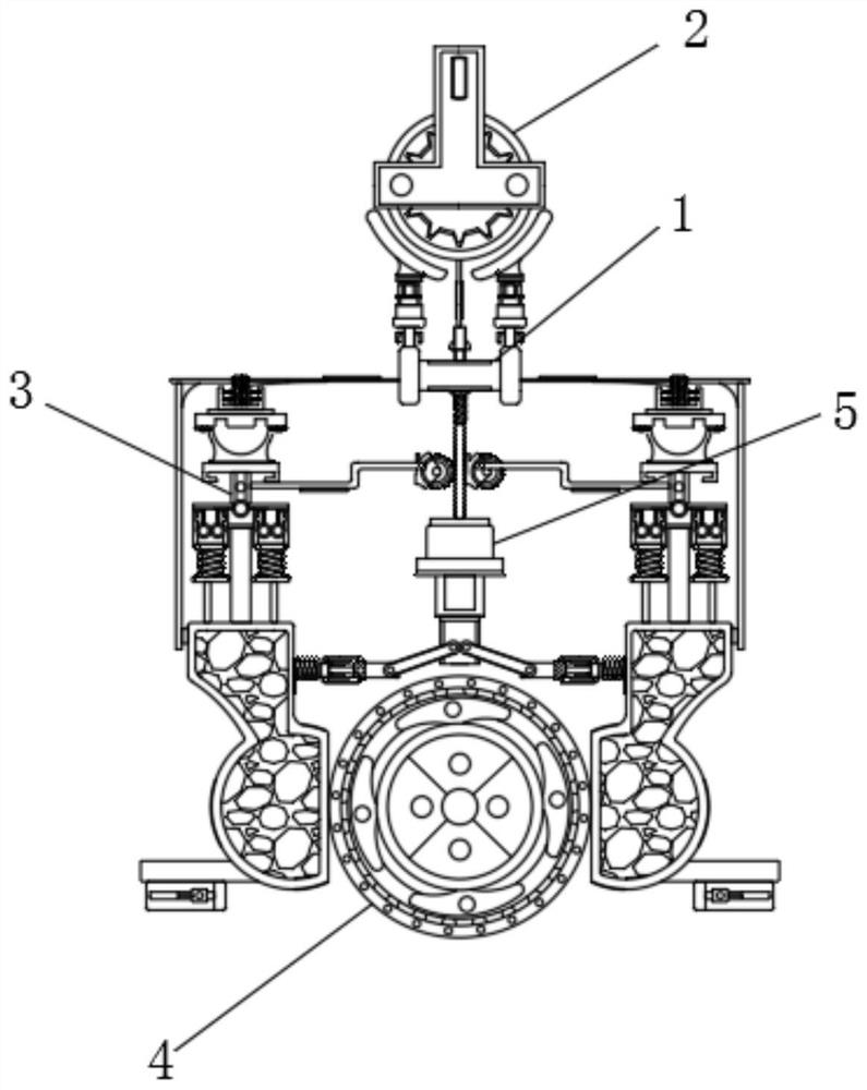 Gas butterfly valve capable of achieving automatic closing through gas backstreaming