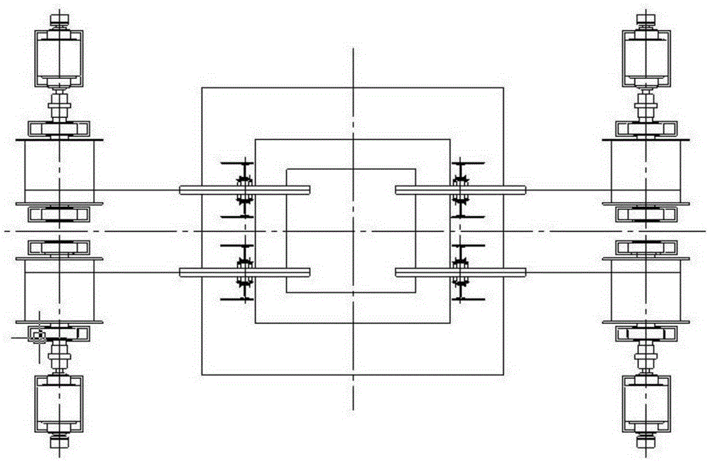 Multi-rope cooperative control system testbed of ultradeep mine hoist