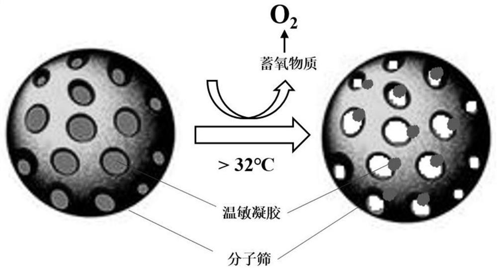 Intelligent oxygen-releasing hot spring bath salt as well as preparation method and application thereof