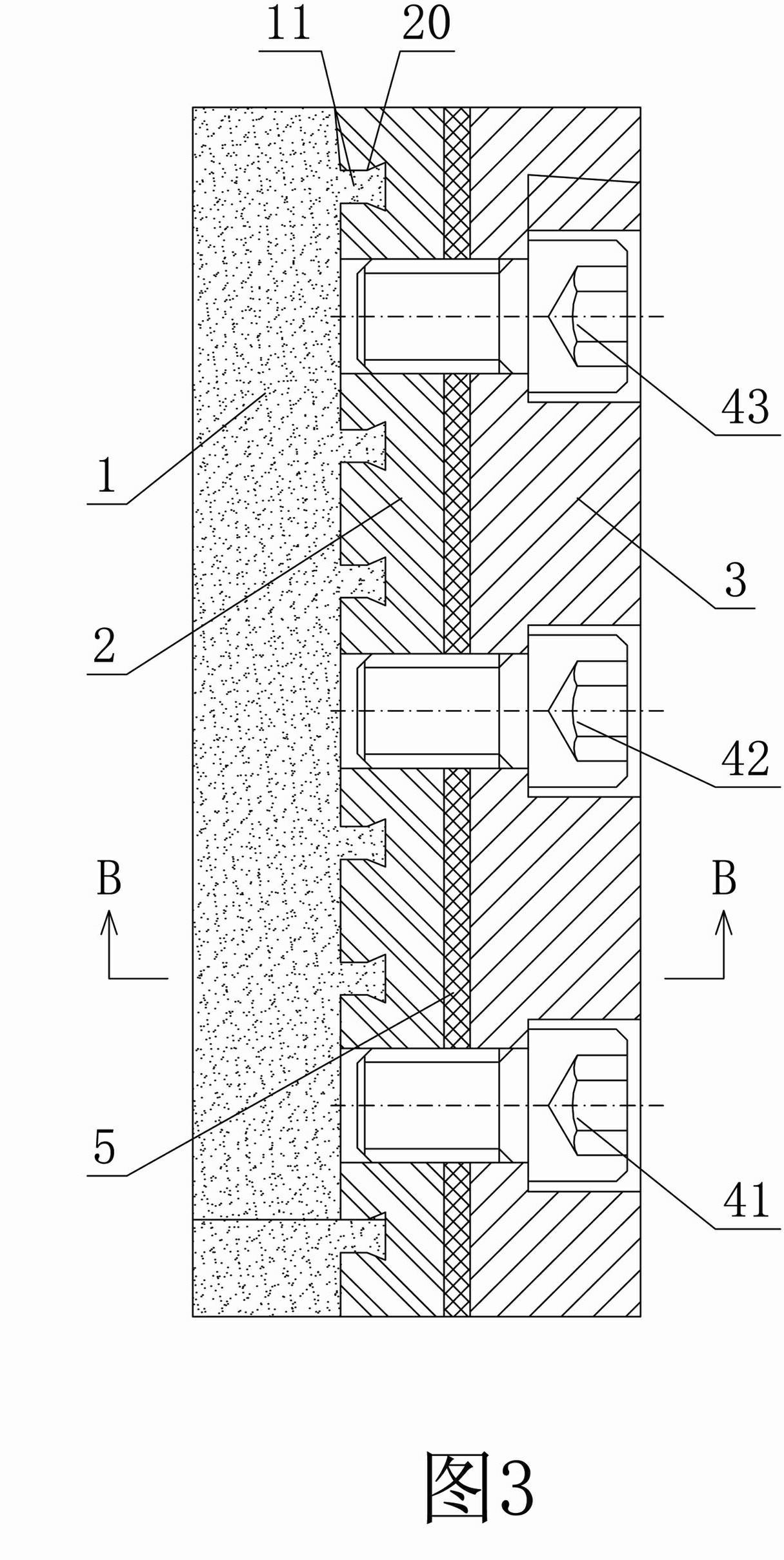 Anti-drop diamond brad and manufacturing process thereof