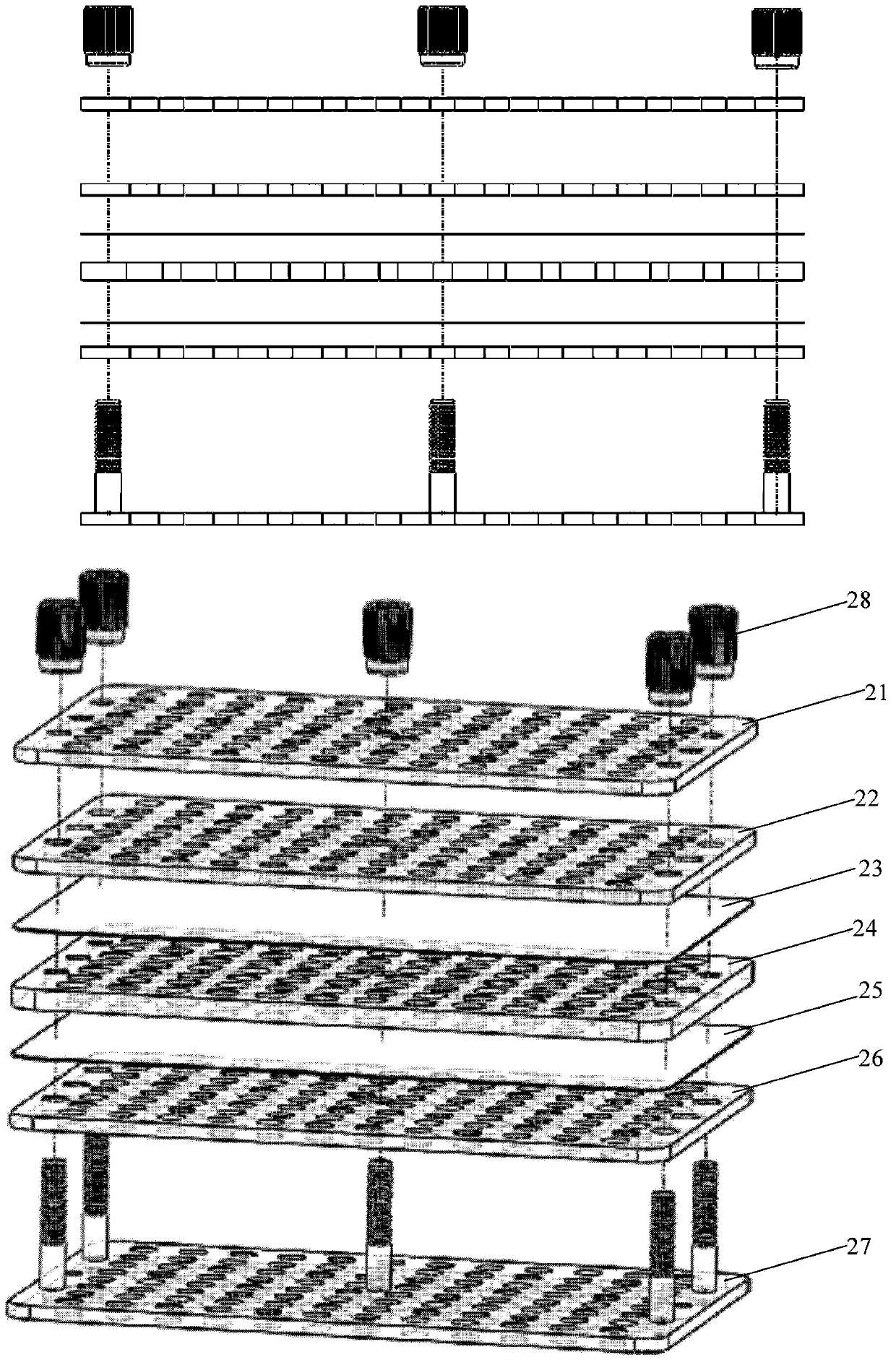 Array-type high-throughput microbe separating culturing apparatus