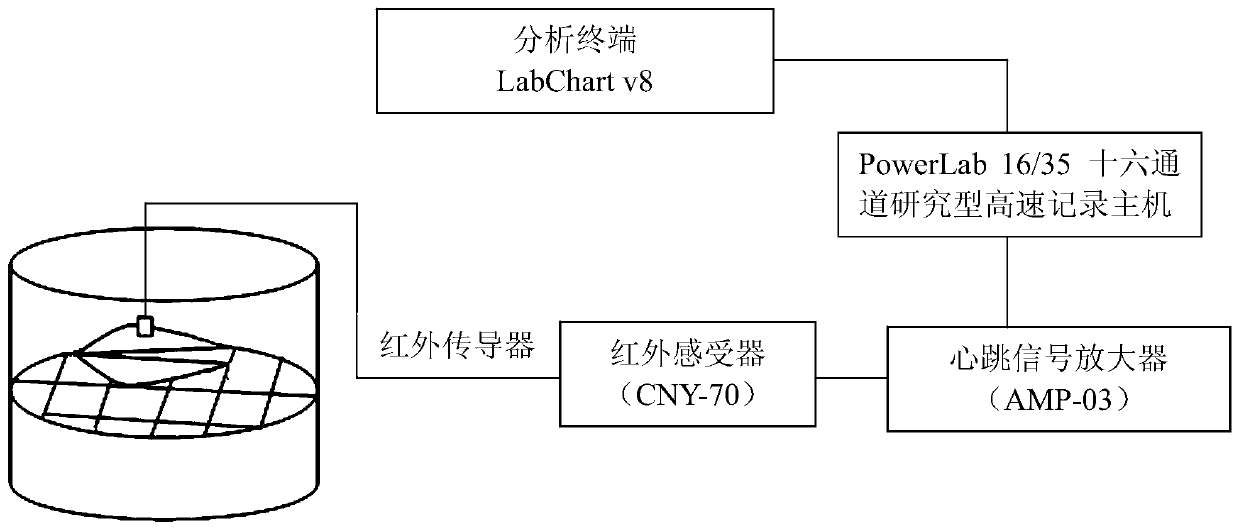 Quick determination method of temperature resistant character indexes ABT of chlamys farreri