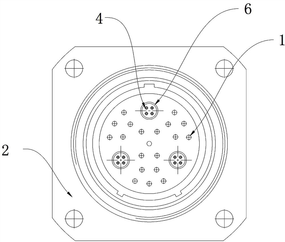 Grid-electricity hybrid composite glass sintered watertight connector and composite glass forming process