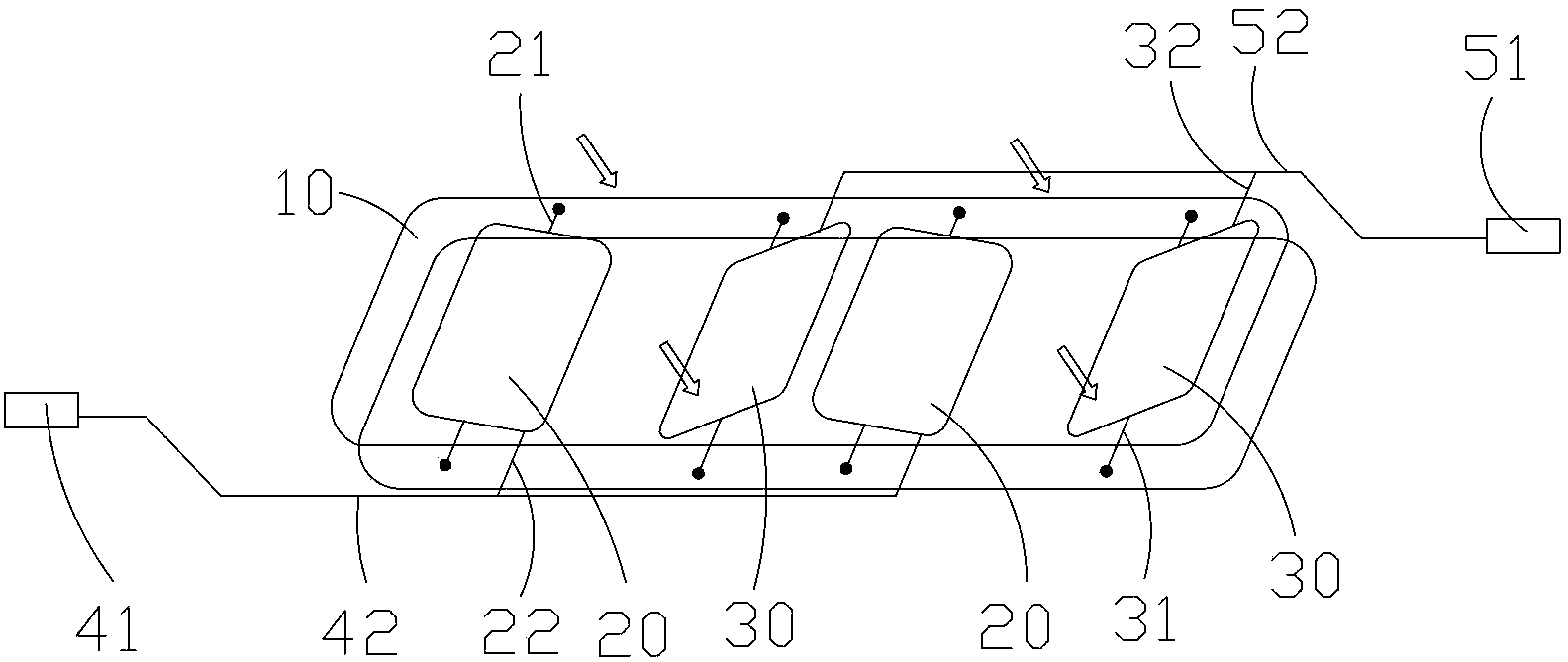 Indoor unit air outlet device for air conditioner