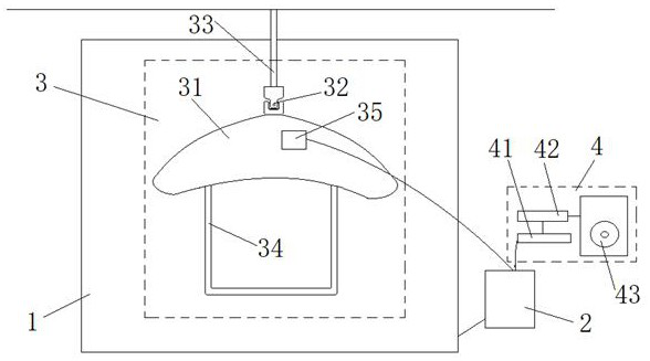 Exhibition item device for simulating wing-mounted flight extreme sports