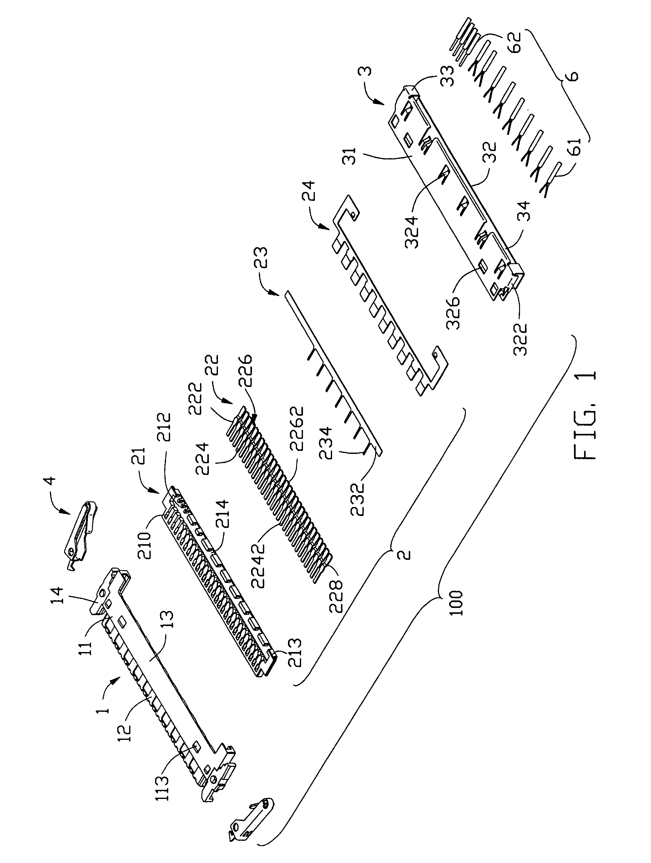 Micro coaxial cable assembly having improved contacts