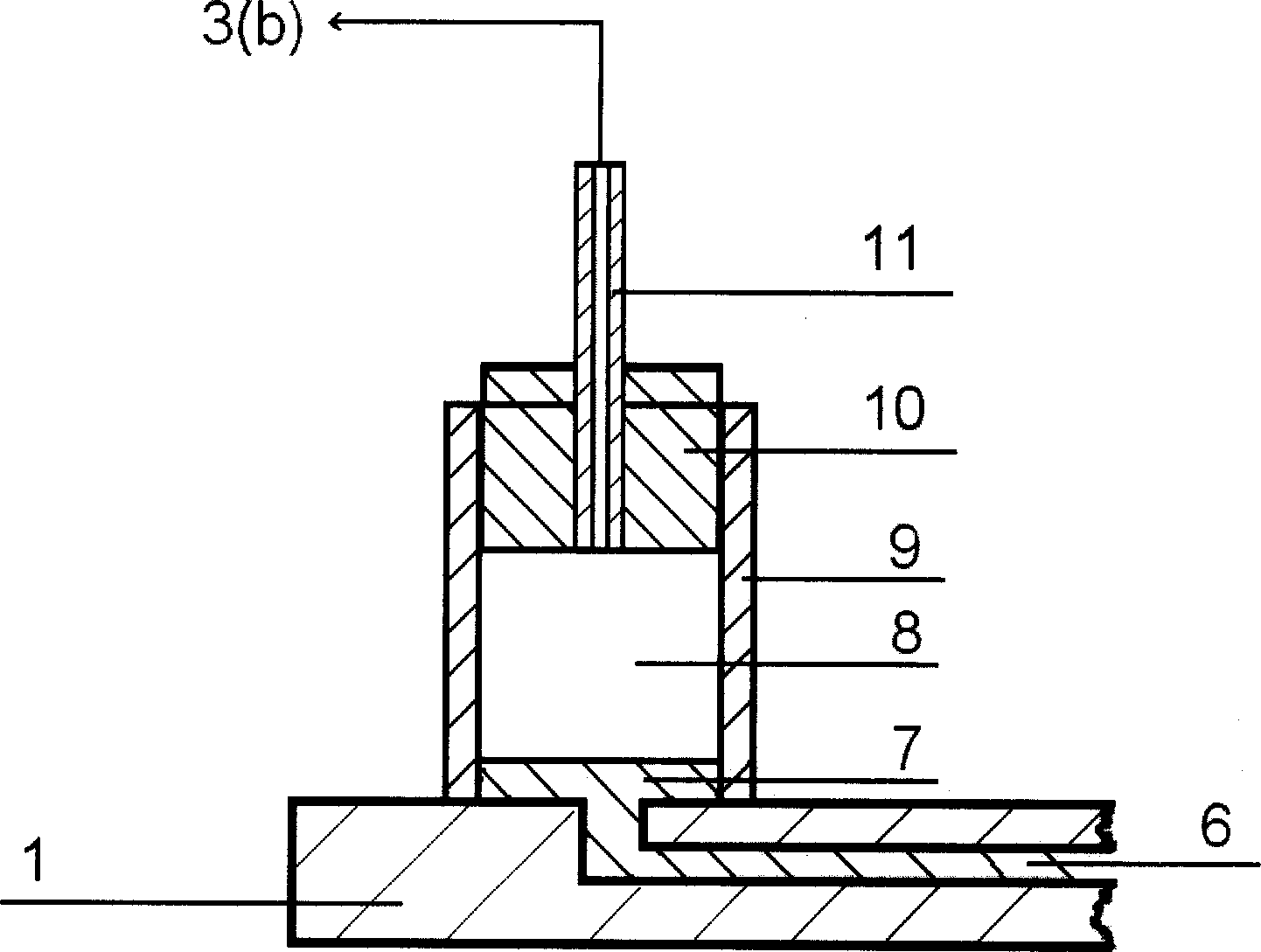 Micro flow control chip capillary electrophoresis negative pressure sampling method