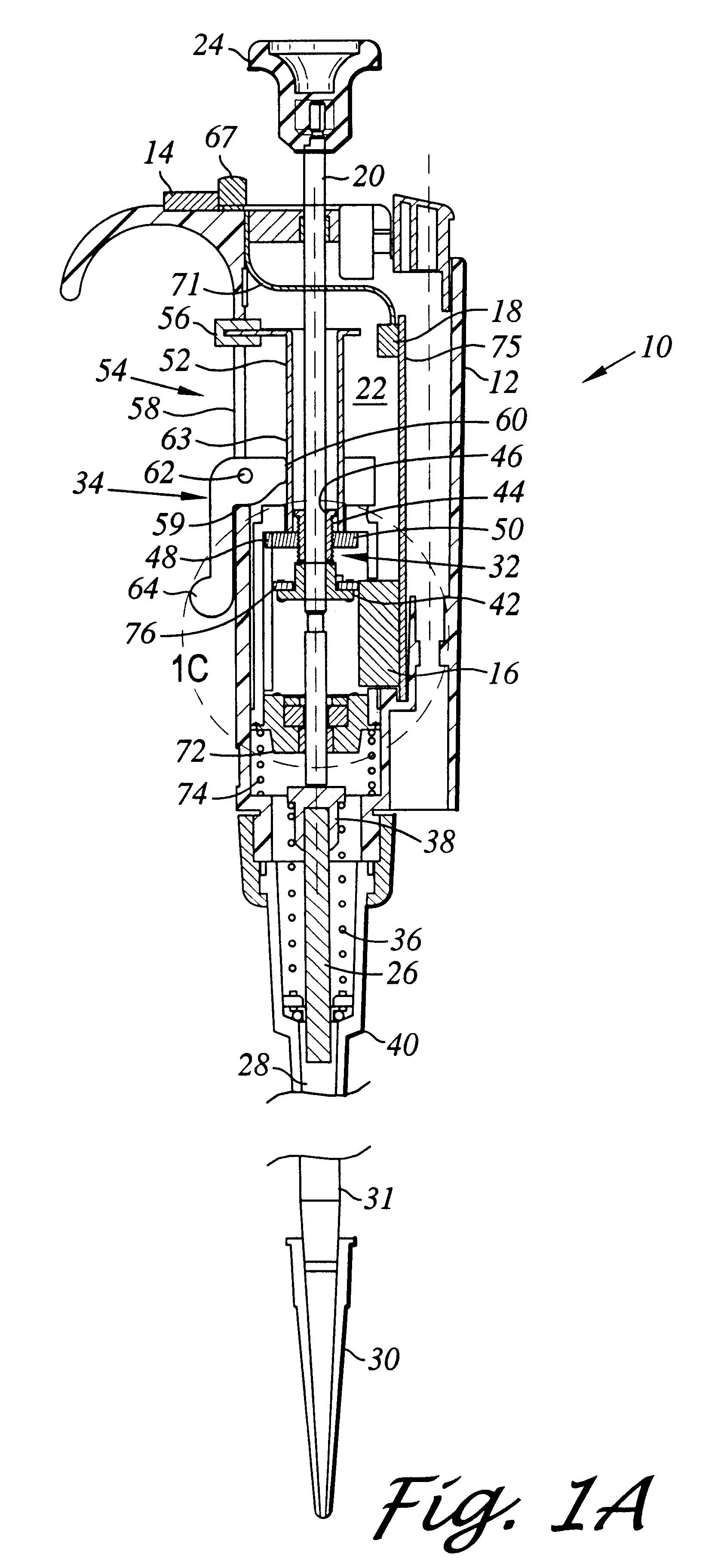 Volume adjustable manual pipette with quick set volume adjustment