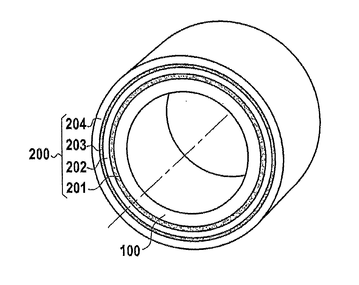 Lightning protection device and method of producing same