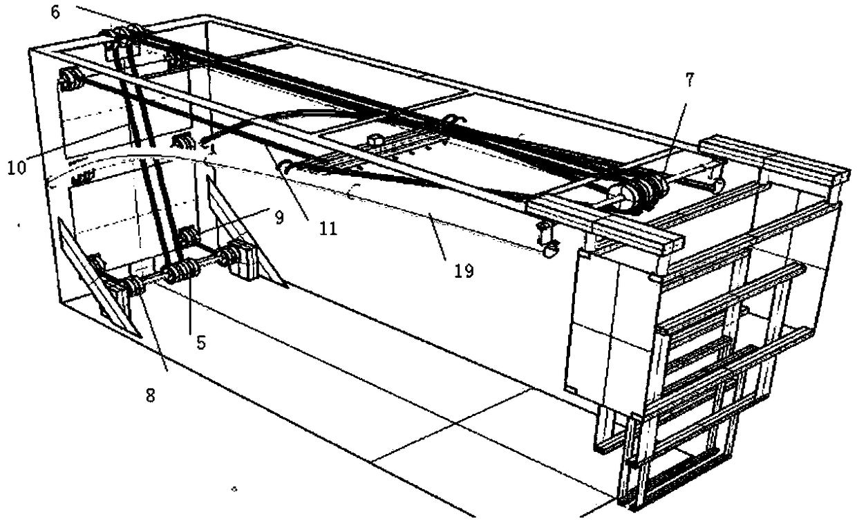 Slidable laundry rack