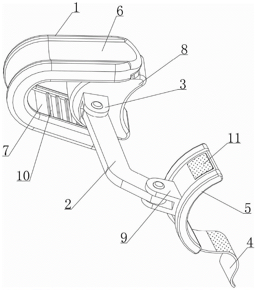 Combined type trachea cannula fixing device