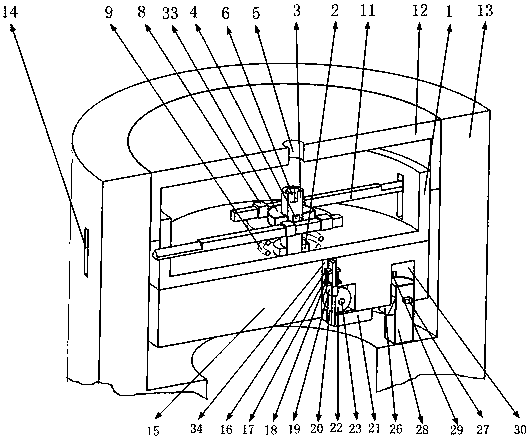 Anti-theft manhole cover used in municipal engineering