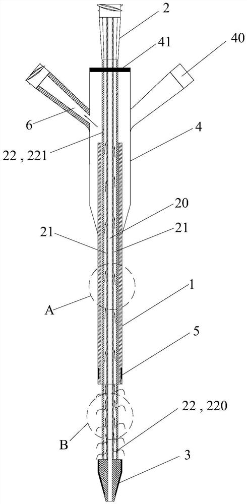 Medical intervention type suction catheter