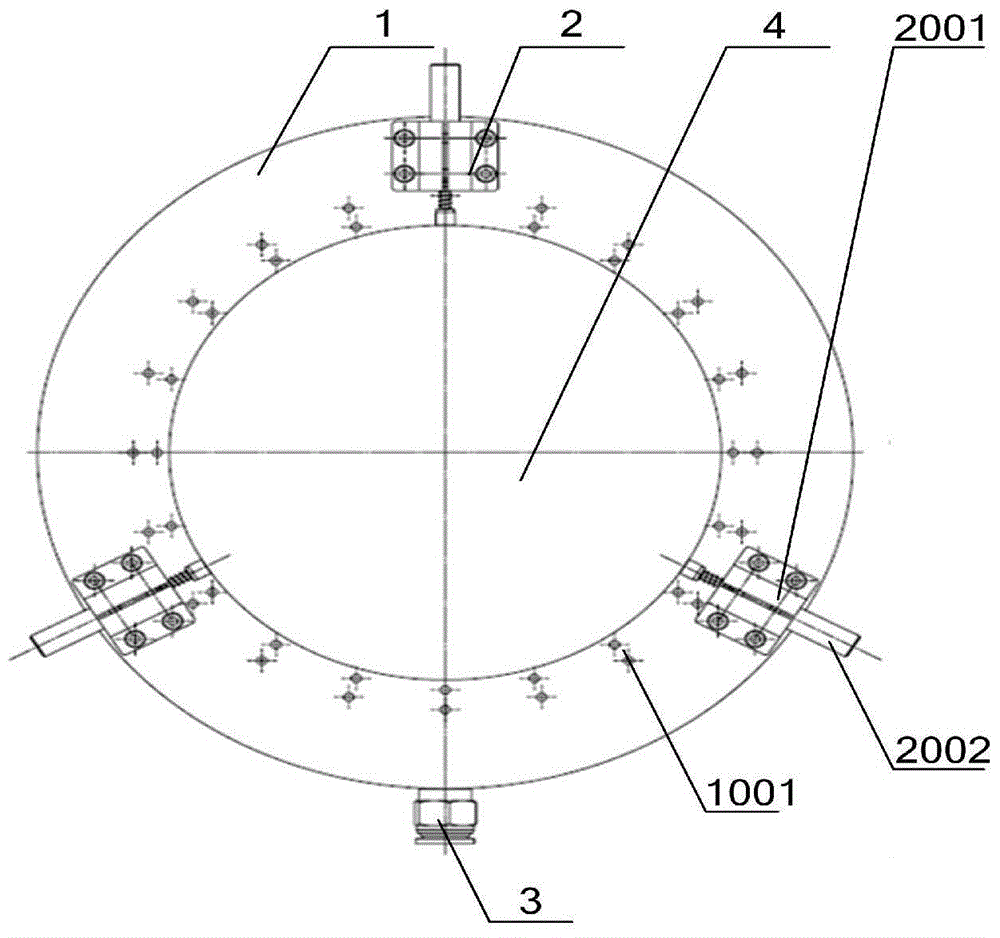 Air flotation high-precision detection tool