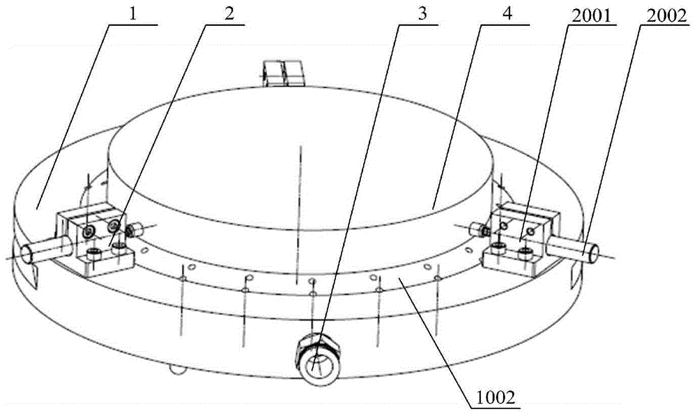 Air flotation high-precision detection tool