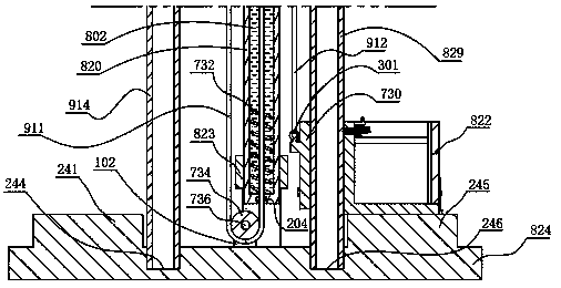 Chromium alloy rapid going-downstairs sliding box