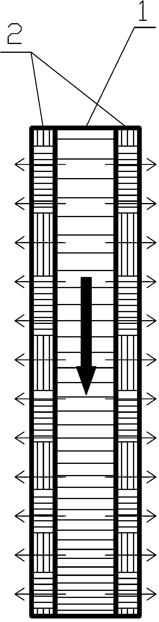 Dust-collecting pole plate of wet water-film electrostatic precipitator