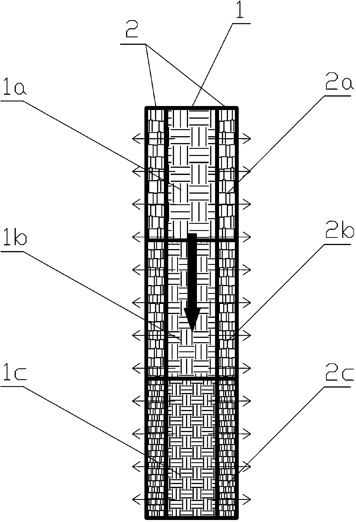 Dust-collecting pole plate of wet water-film electrostatic precipitator