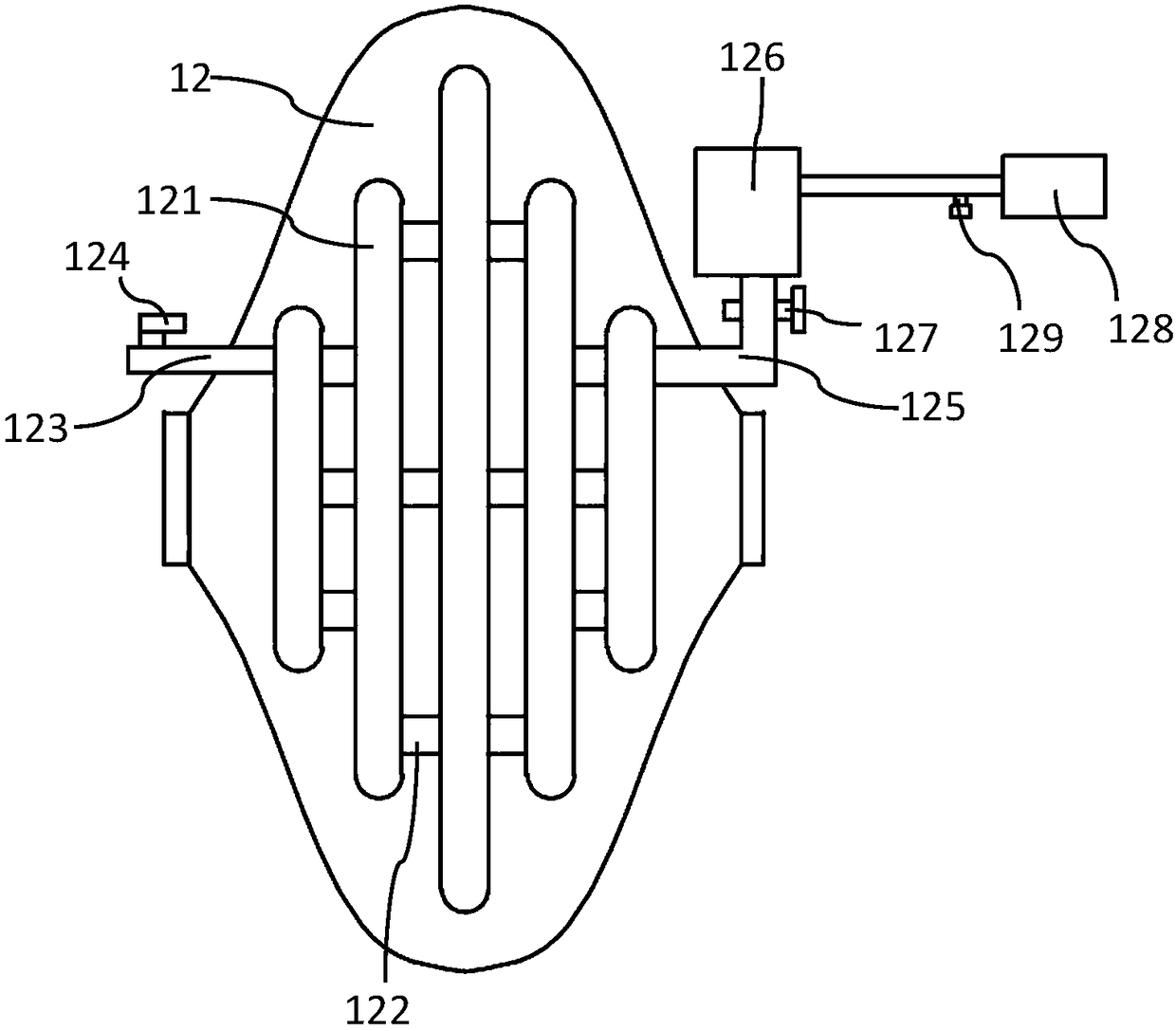 Neck traction device convenient for compressing neck artery