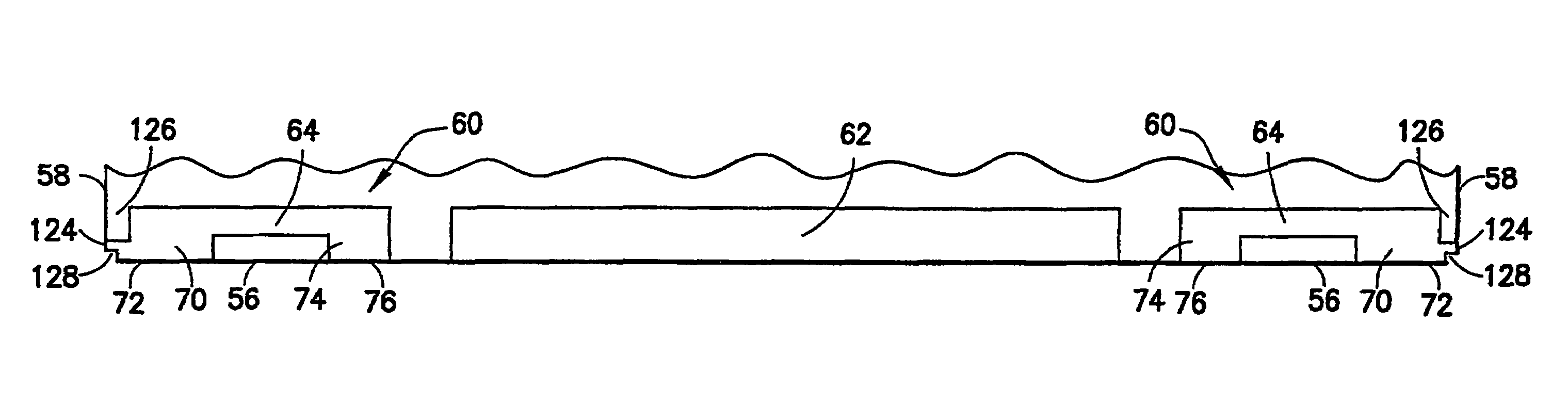 Semiconductor device package and method for manufacturing same