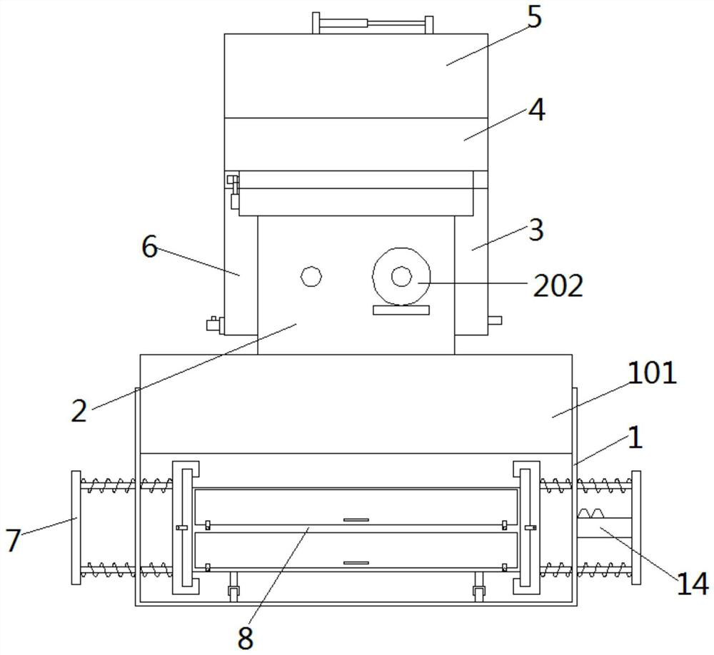 A kind of biomass waste treatment equipment