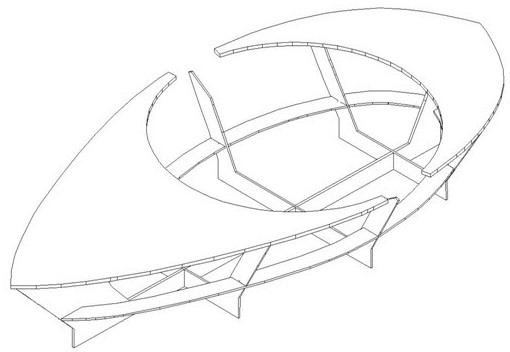 Positioning, assembling and welding method for ship stern thrust equipment