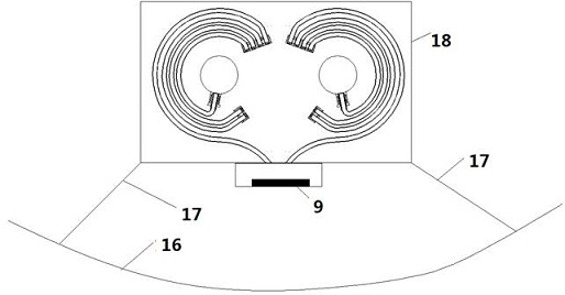 Solar heat collection device for descaling at night