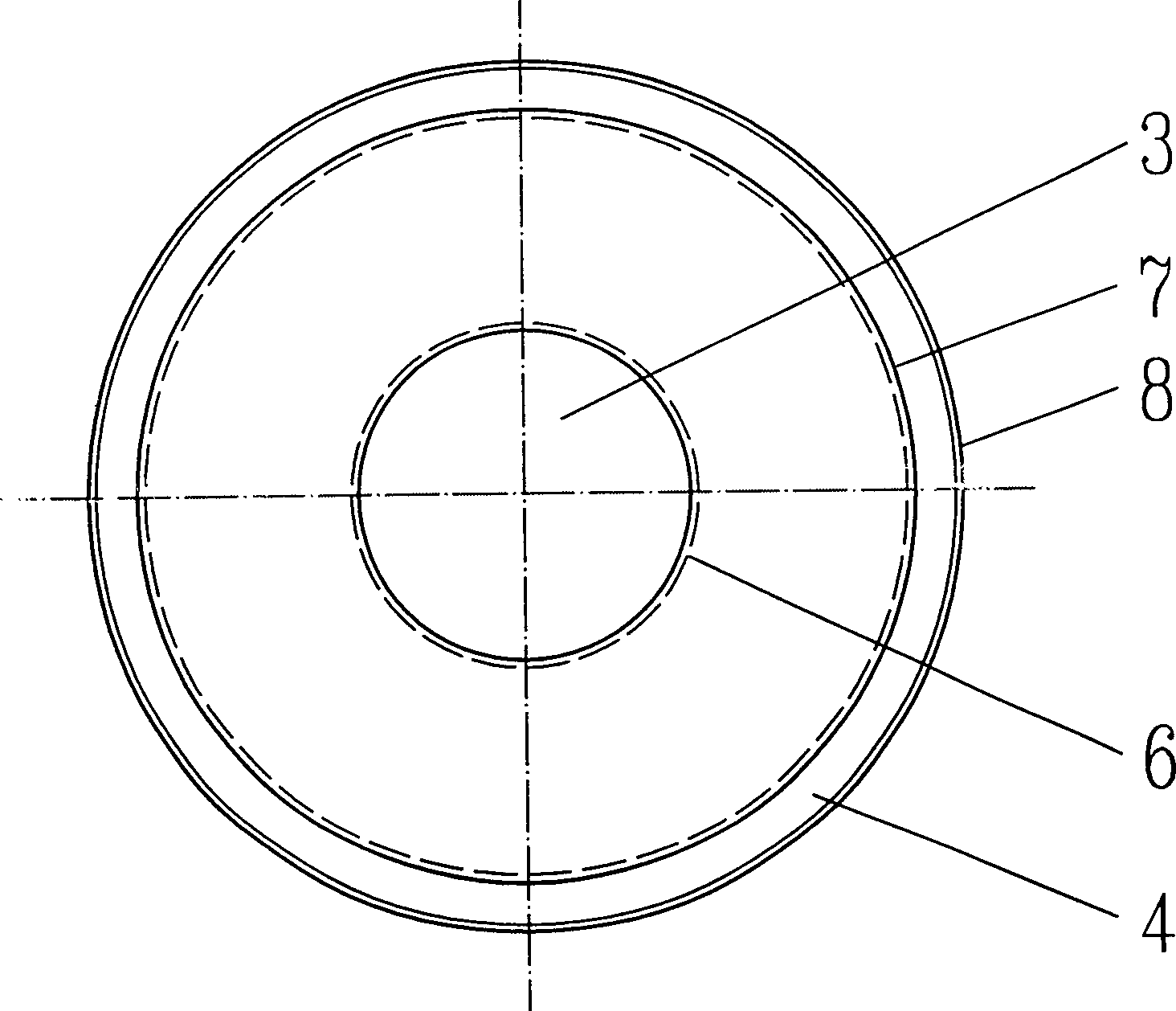 Continuous catalytic reforming reactor