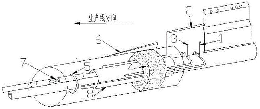 Production method of corrosion-resistant and wear-resistant stainless steel hfw welded pipe with an outer diameter of 108-660.4mm