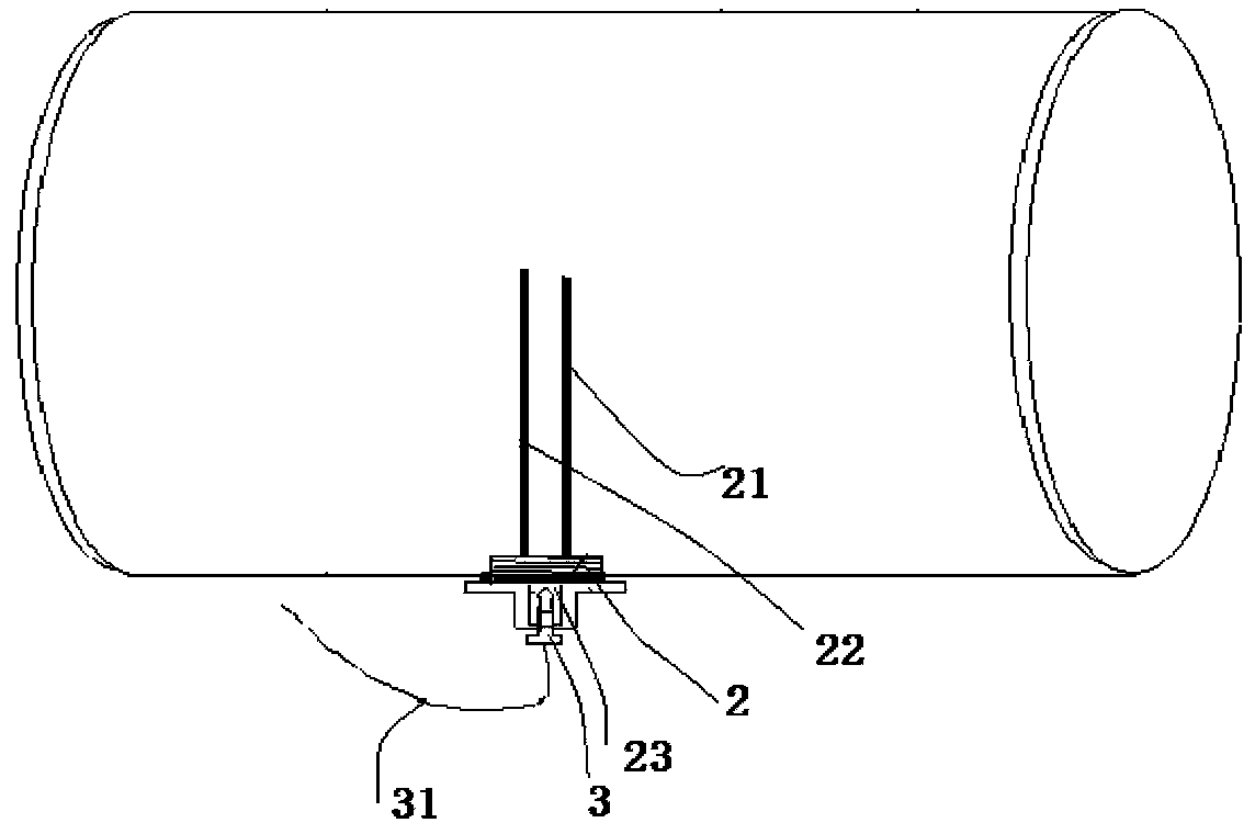 Electronic anti-corrosion inner container of electric water heater