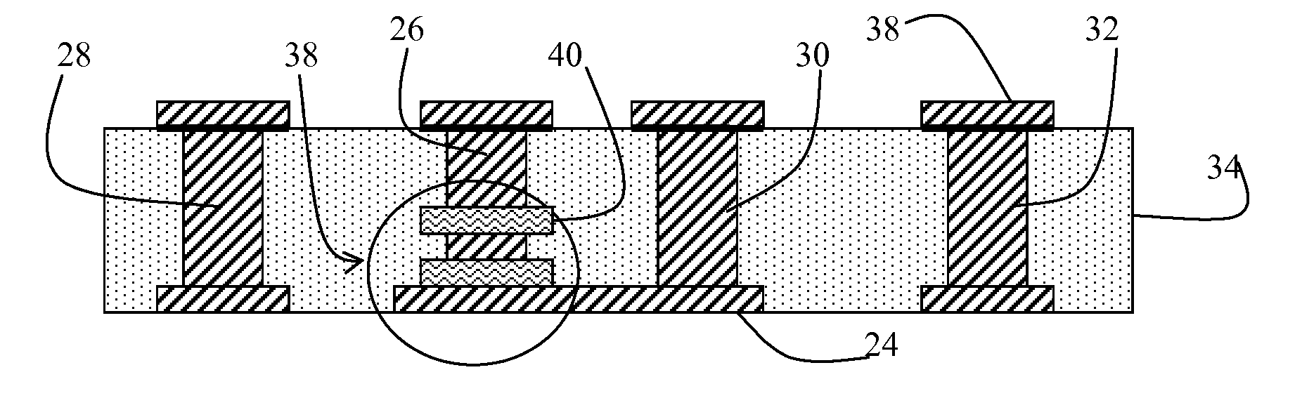 Thin Film Capacitors Embedded in Polymer Dielectric