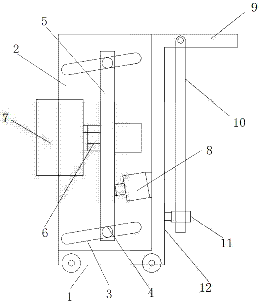 Lubricating oil bucket conveying device