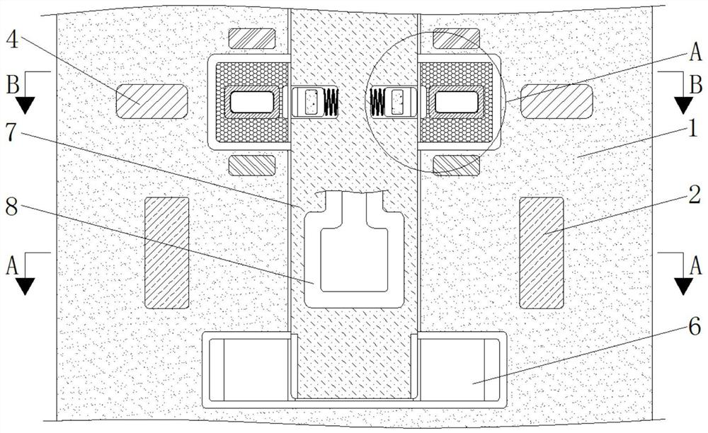 A stirring device for polymer water-based paint based on magnetoelectricity generation