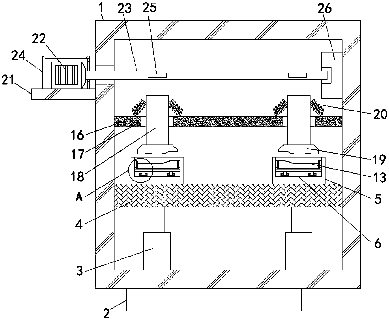 Sole pressing device