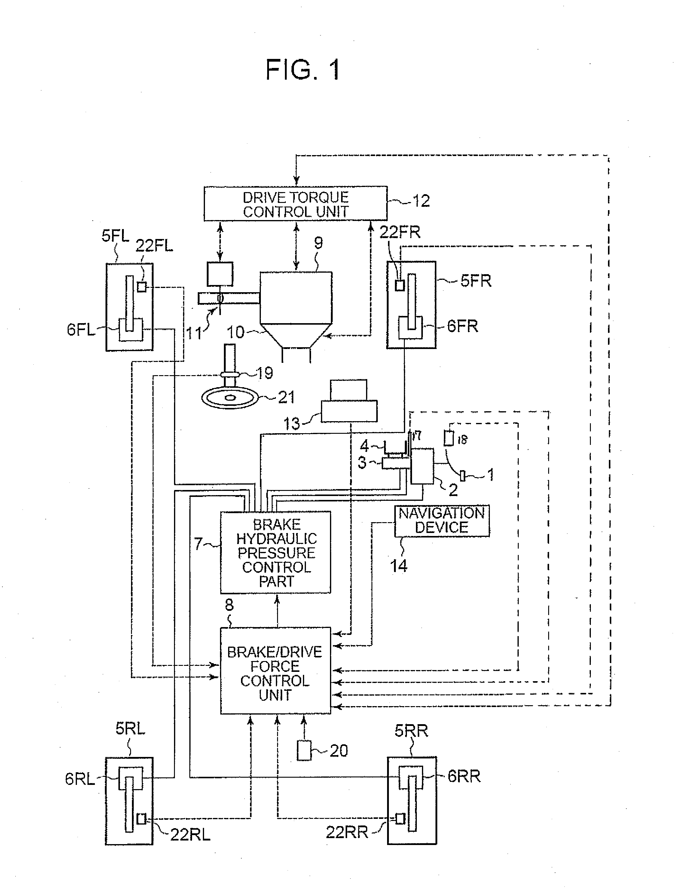 Lane deviation prevention device