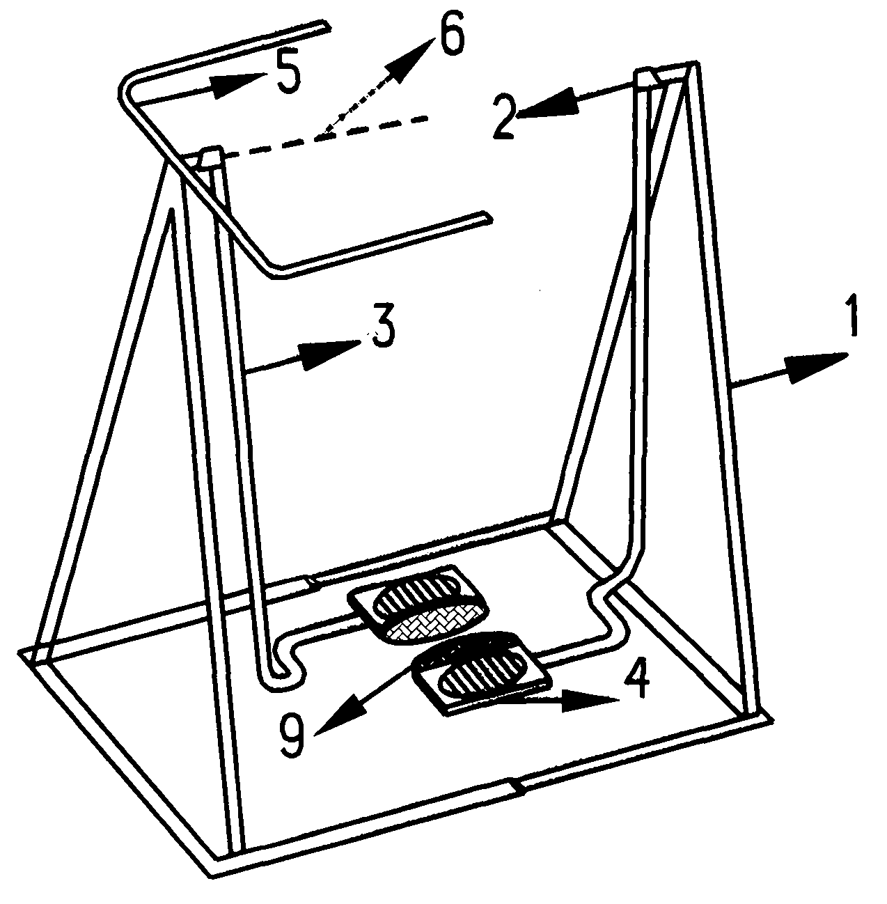 Random-walk leg stretching machine