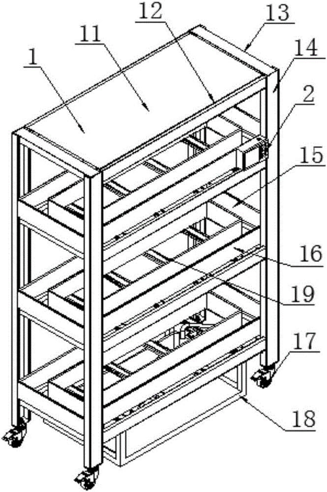 Indoor planting system capable of achieving automatic light supplement